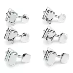 Fender® 70's F Tuners Genuine Parts, guitar knob, electric guitar, Strat / Tele, silver silver, vintage style + free