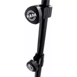 K&M® 20811 Overhead Microphone Stand ขาตั้งไมค์ ขาตั้งไมโครโฟน แบบตรง ฐาน 3 ขา ปรับสูงได้ 185 - 440 ซม. พับเก็บได้ Mode