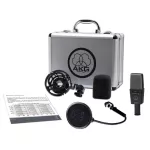 AKG® C414 XLS Condenser Mike Professional level The pattern receives 9 sounds, 20Hz-20KHz frequencies + free legs, Mike & Case &
