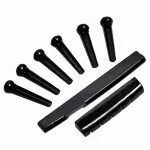 พร้อมส่งหมุดกีตาร์โปร่งคุณภาพดีสีดำ/สีขาว เก็บเงินปลายทางได้