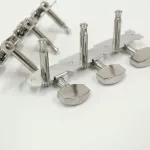 พร้อมส่ง ลูกบิดกีตาร์โปร่ง กีตาร์คลาสสิค แบบแผง3ตัว สีเงินโครเมียม คุณภาพดี แถมฟรี น๊อต แหวนรอง