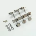 พร้อมส่ง ลูกบิดกีตาร์โปร่ง กีตาร์คลาสสิค แบบแผง3ตัว สีเงินโครเมียม คุณภาพดี แถมฟรี น๊อต แหวนรอง