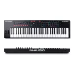 M-Audio® Oxygen Pro 61 Midi Controller คีย์บอร์ดใบ้ 49 คีย์ น้ำหนักคีย์แบบ Semi-Weighted ต่อ USB, แป้นเหยียบได้ + แถมฟรี