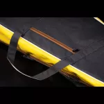 Kazuki Trendy Guitar Gig Bag, 41 inch acoustic guitar bag, leather edge, handle, sash, storage compartment Buffon like