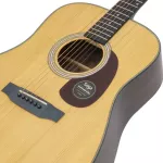 SAGA® SF800, 41 inch acoustic guitar, Dreadnough shape, Top Sol, Angel Man Steprus/Spa + Free Buffong Bags