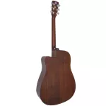 Saga® DS10C กีตาร์โปร่ง 41 นิ้ว ทรง D คอเว้า ไม้ท็อปโซลิดซิทก้าสปรูซ/ไม้มะฮอคกานี เคลือบด้าน + ฟรีกระเป๋า & คาโป้ & ชุดน