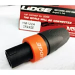 1 body/orange Lidge YM-122A Speakon Connector, 4-legged wing Male specification