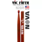 Vic Firth® N2BR ไม้กลอง NOVA 2B หัวไม้ Hickory  NOVA Drumsticks