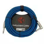 KIRLIN IWCC-202PN / BLA-6M 6-meter guitar jack cable, strap strap, straight head / bent head to prevent Guitar Instrument Cable 6M + free strap