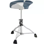 Dixon® Drum Chair Drum Dress Like a motorcycle seat, comfortable to sit on the feet, not tired Metal chromium psn-13BW Motorcycle Drum Throne