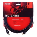 D’Addario® Planet Waves PW-MD-05 Midi Cable 5 feet long, 5th gold head