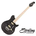 Sterling by Music Man® Ax40D Axis Body Surgery, Body Body, Quilt Maple, Finger Board, Maple, Dimarzio