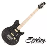 Sterling By Music Man® AX40D กีตาร์ไฟฟ้า ทรง AXIS บอดี้เบสวู้ด ไม้หน้า Quilt Maple ฟิงเกอร์บอร์ด Maple ปิ๊กอัพ DiMarzio