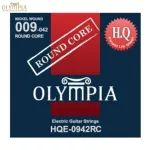 Olympia® HQE-0942RC สายกีตาร์ไฟฟ้า เบอร์ 9 แบบ Nickel Wound ของแท้ 100% Round Core, 0.009 - 0.042