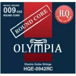 Olympia® HQE-0942RC สายกีตาร์ไฟฟ้า เบอร์ 9 แบบ Nickel Wound ของแท้ 100% Round Core, 0.009 - 0.042