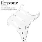 RASVONE STP3S, Piccard, Start Guitar, Coil - Standard Stratocaster Electric Guitar Pickguard with Single Coil Patterns