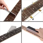 RASVONE LT100 Guitar Setup Tools, 11 set of guitar sets, frets / sandpaper, frets / strap / steel