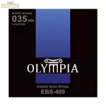 Olympia® EBS-409 สายกีตาร์เบส 4 สาย สายเบส แบบ Nickel Wound ของแท้ 100% Long Scale, 0.035 - 0.090