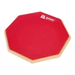 Evans ™ EV-RF12G-RB5A RealFeel Practice Pad 12-inch drum rehearsal, red rubber surface, Barney Beats, special model, Limited Edition +