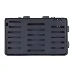 Boss® BCB-1000 Pedal Board Case, a large size effect board, made of lightweight aluminum, has a lock & wheel