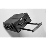 Boss® BCB-1000 Pedal Board Case, a large size effect board, made of lightweight aluminum, has a lock & wheel