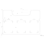 Boss® BCB-30X เคสเอฟเฟคกีตาร์ ไซส์พกพา สะดวกต่อการเคลื่อนย้าย ข้างในบุฟองน้ำกันกระแทกอย่างดี วางเอฟเฟคได้ 3 ก้อน + แถมฟร