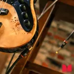 MONSTER® BASS2-12A, Jack Star Star bass jack cable, 12 feet 3.6 meters, straight head/bend gold plated Bass 12FT Angled to StraigHT in