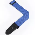 D'Addario® PWSUKE302 Polypropylene Ukulele Strap, 1.5 inch blue ukulele strap, 37 inches long, can be used
