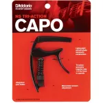 D'Addario® PW-CP-09 NS Tri-Action Capo คาโป้ ปรับความหนืดของสปริงได้ พร้อมที่เสียบปิ๊ก ทำจากอะลูมิเนียมเกรดทำเครื่อง