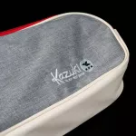 Kazuki Trendy Guitar Gig Bag, 41 inch acoustic guitar bag, leather edge, handle, sash, storage compartment Buffon like