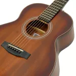 Saga® GS700S กีตาร์โปร่ง 38 นิ้ว ทรง GS Mini ไม้ท็อปโซลิดซาเปล/ไม้ซาเปล เคลือบด้าน + แถมฟรีกระเป๋า& คาโป้ & ชุดน้ำยาเช็ด