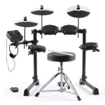 ALESIS® Debut Kit Electric Drum Drum Electric Drum Set of 4/ Unfolding Drum Group 3/ Free to Computer + Free Chair & Drum Wood &life & Pro