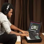 M-Audio® Oxygen Pro 49 MIDI Controller, 49 keyboard SEMI-Weighted to USB, Stepper + Free