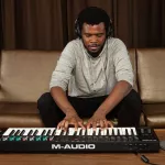 M-Audio® Oxygen Pro 49 MIDI Controller, 49 keyboard SEMI-Weighted to USB, Stepper + Free