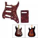 RASVONE STP3S-BC Piccard Electric Guitar Start With back plates & knots - Standard Stratocaster Electric Guitar Pickguard in Single Coil