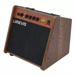 Lirevo® A30 / A15 SP Bluetooth Acoustic Amp แอมป์โปร่ง แอมป์อะคูสติก 30 / 15 วัตต์ ต่อบลูทูธได้ ต่อไมค์ได้ พร้อมเอฟเฟค Chorus + แถมฟรีสายแจ็ค ** ประกั
