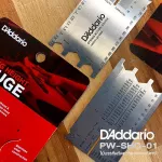 D'Addario® PW-SHG-01 ไม้บรรทัดตั้งแอคชั่น ไม้บรรทัดวัดความสูงสาย ทำจากสแตนเลสอย่างดี ทนทาน  String Height Gauge