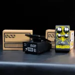 Digitech® Carcosa Fuzz Analog, Genus effect, has a Demhe, Hali mode / Control button, Output, After, Hi-Cut + Free Adpater ** Center 1 P.