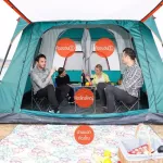 Outdoor field tent, large waterproof, 10-12 people, Free Boat Camel brand