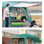 Outdoor field tent, large waterproof, 10-12 people, Free Boat Camel brand