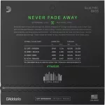 D'Addario® XTB45105, 4 Base Base Base Strap, Nickel Coating, XT LIGHT TOP / Medium Bottom, 45 - 105 ** M