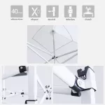 Luckyfriend, 2x2 meters folding tent, 600D canvas, selected 8 colors, waterproof, sunscreen, tent selling tent