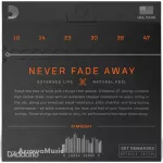 XT Acoustic 10-47 PHOSPHOR BRONZE Genuine Guitar Coating, XTAPB1047, Guitar Cable Rustproof coating D'Addario