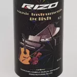 Guitar cleaner, musical instrument with fabric and knob