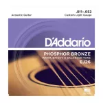 Genuine EJ26 D'Addario, PHOSPHOR BRONZE, Copper Bronze 11 - 52 Dario Dario EJ -26 EJ 26