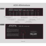 ตู้แอมป์กลองไฟฟ้า ADX-40 ลำโพงกลองไฟฟ้า ตู้แอมป์กลอง แอมป์กลอง Aroma Amplifier ADX40 40W.