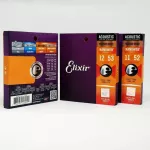 ของแท้ 100% สายกีต้าร์โปร่ง Elixir PHOSPHOR BRONZE สายเคลือบ ACOUSTIC PHOSPHOR BRONZE WITH NANOWEB COATING สายกีต้าร์