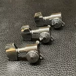 Ready to ship fast, steel knob, silver, silver, can be used with acoustic guitar, electric guitar, cable locking, two -ton metal metal knob McQueen