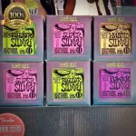 Genuine ERNIE BALL 9 - 42 Electric Guitar Strings Ernieball 2223 Super Slinky Nickel Wound Electric Guitar Strings - 9-42 Gauge