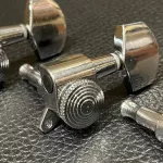 Ready to ship fast, steel knob, silver, silver, can be used with acoustic guitar, electric guitar, cable locking, two -ton metal metal knob McQueen